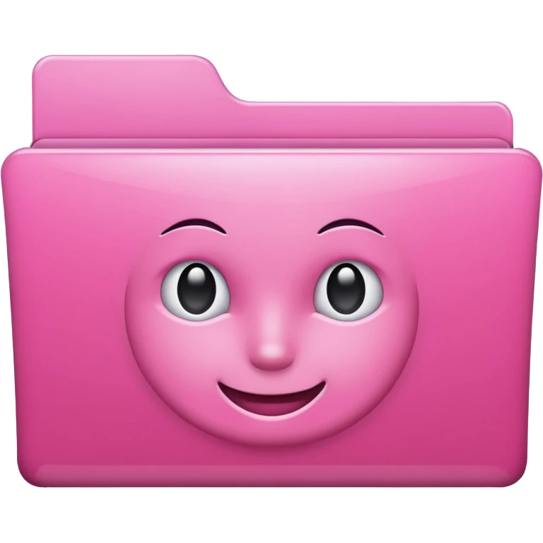 mix pink forward facing folder emoji