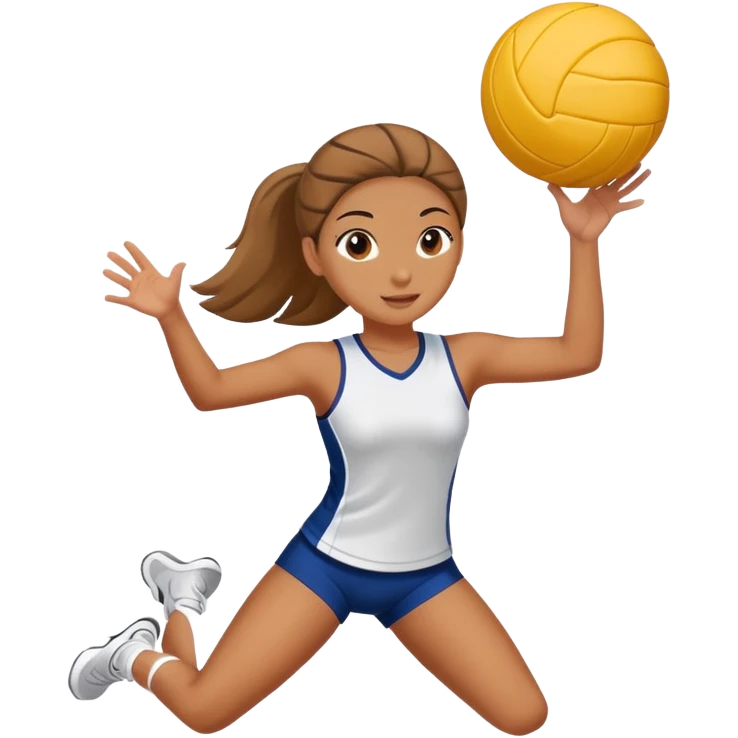 girl playing volleyball  emoji