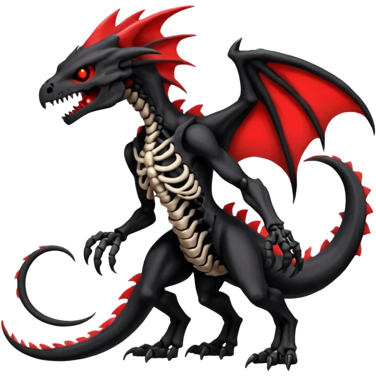 Edgy Cool Badass Evil Skeletal Salandit-Duskull-Zekrom-Nargacuga-fusion (full body) emoji