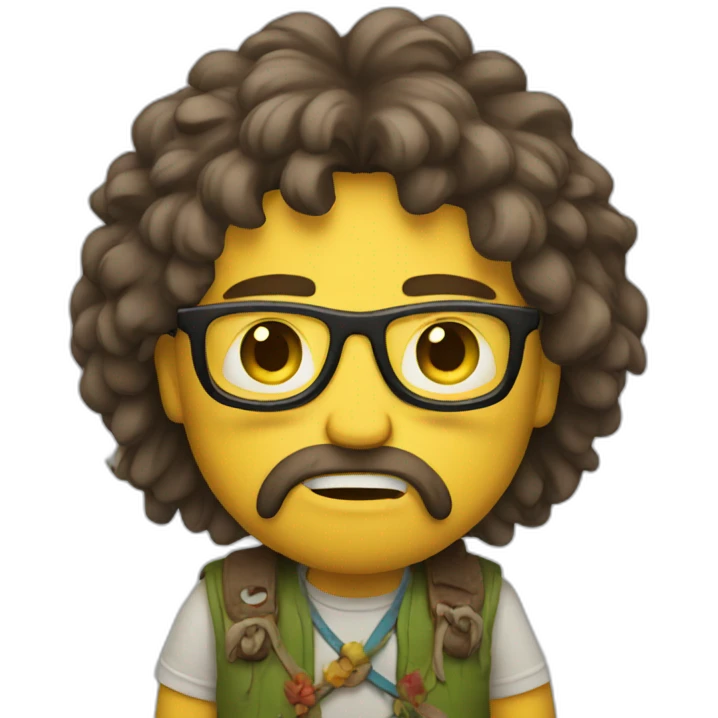 angry hippie emoji