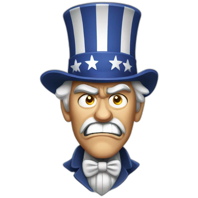 uncle sam angry emoji