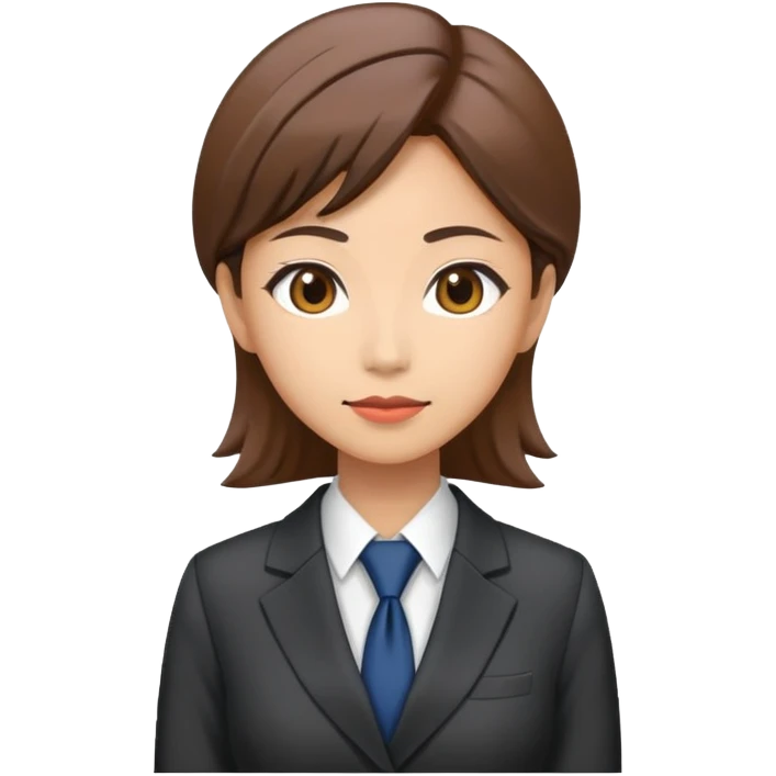 Japanese professional woman in business suit emoji