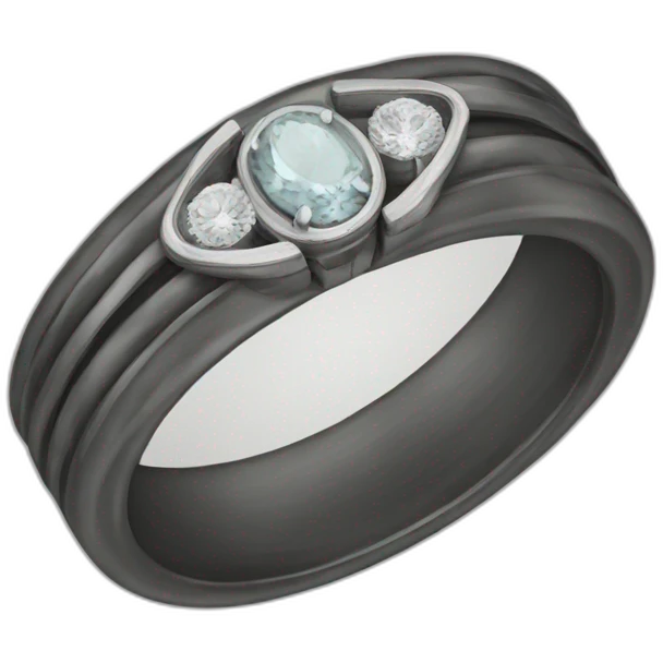 Ring with h emoji
