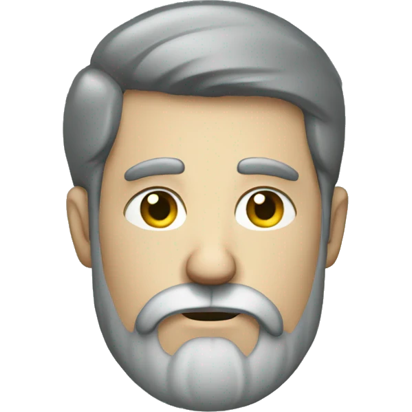 irish sad man with beard emoji