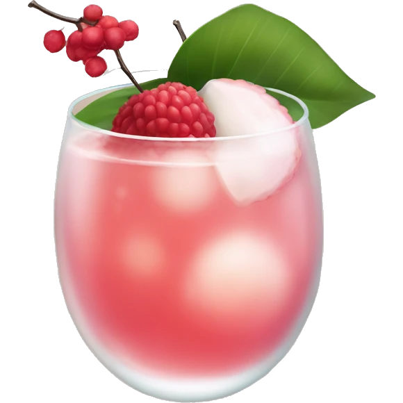 lychee cocktail emoji