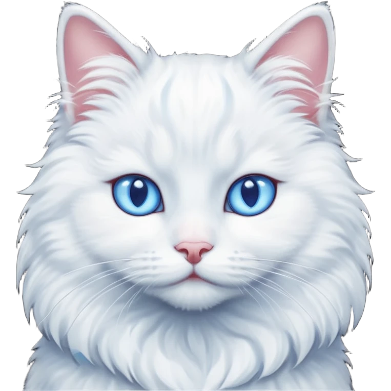 white cat emoji