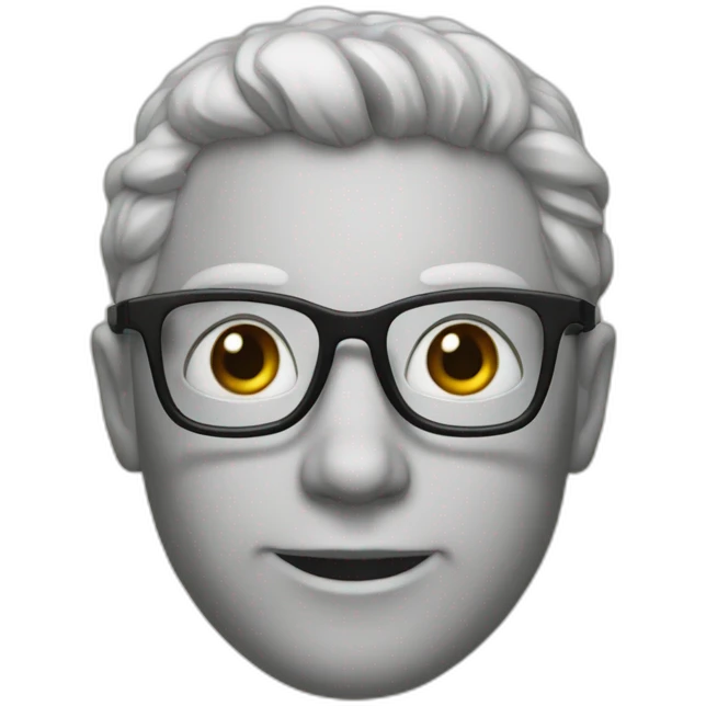 nehandertal with glasses emoji