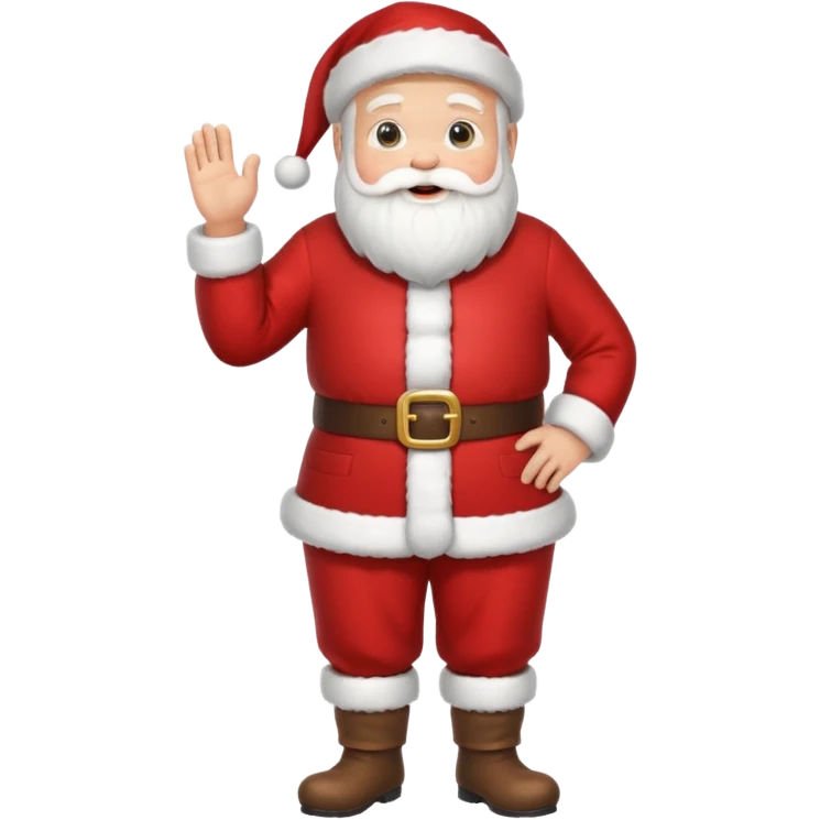 full body of santa claus emoji