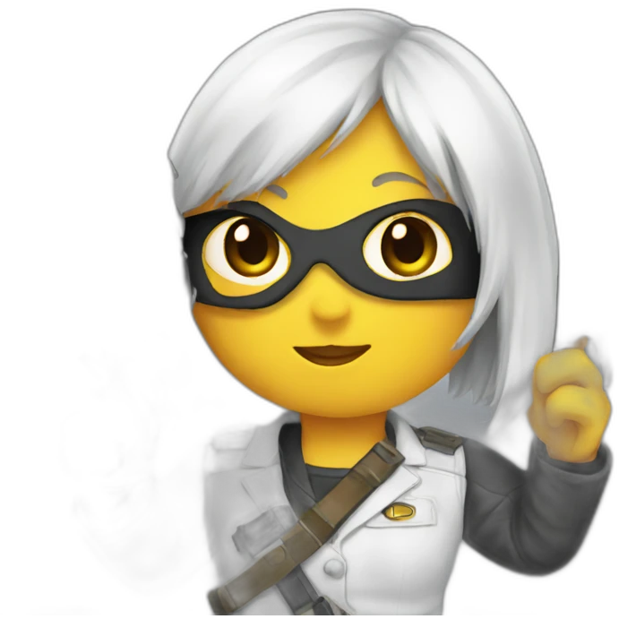 chick-with-a-gun emoji
