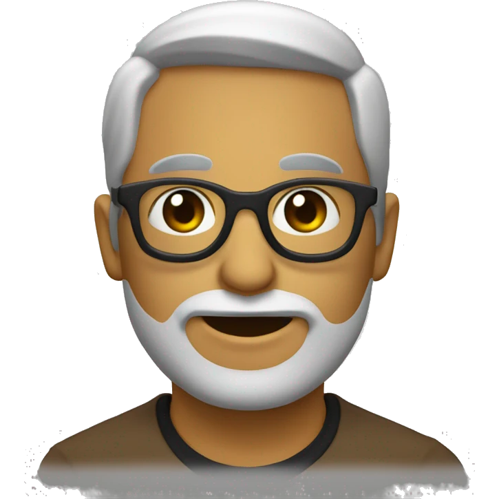 mono con lentes emoji