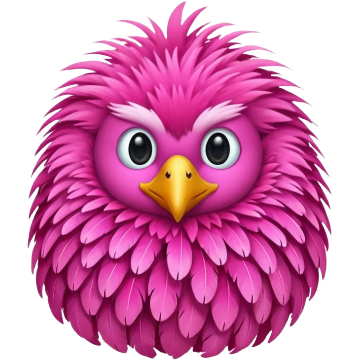 pink bird emoji