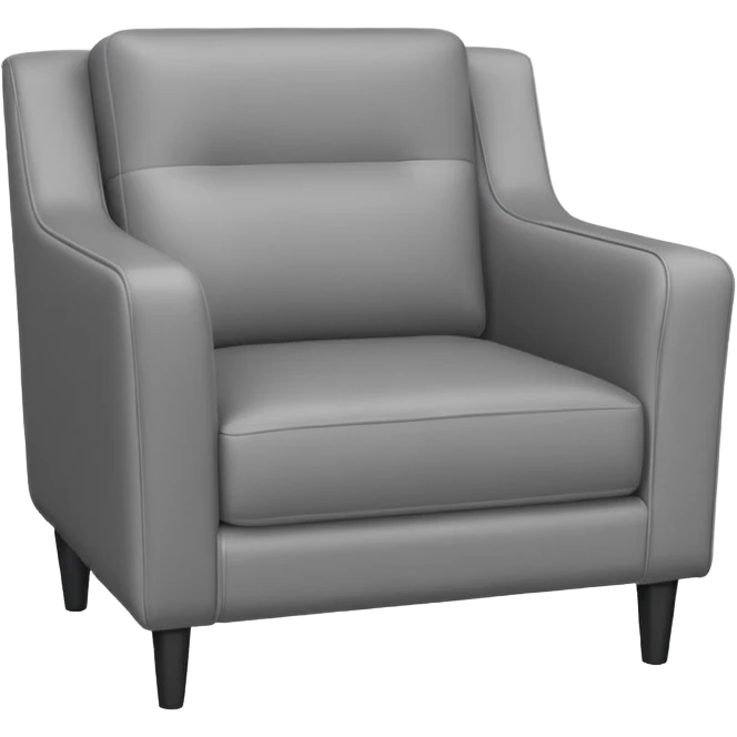 modern armchair in corner of hotel room (showing isometric corner of room) emoji