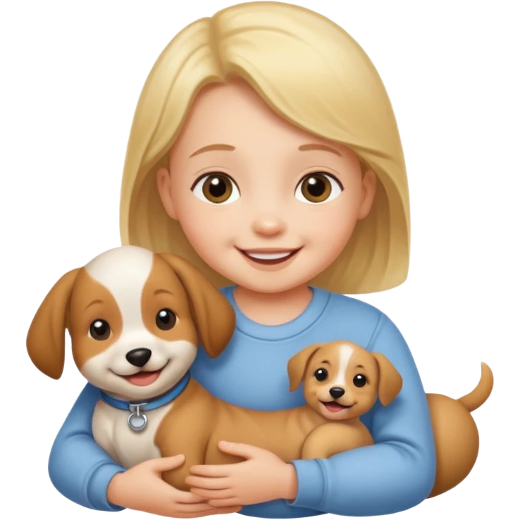 Baby with Dog. emoji