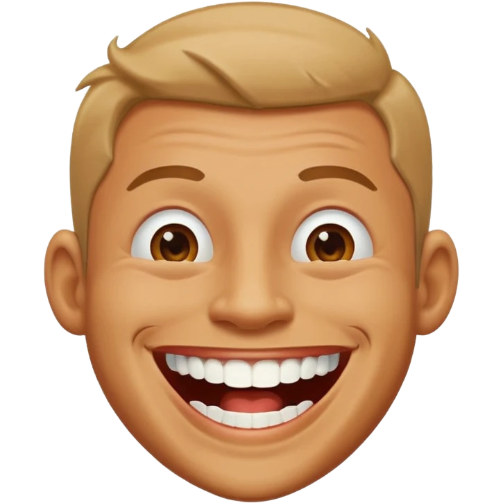 erkek gülme emoji