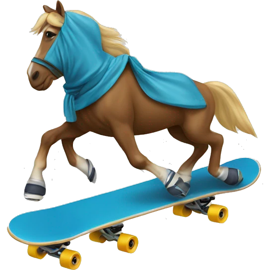 Cavalo de skate  emoji