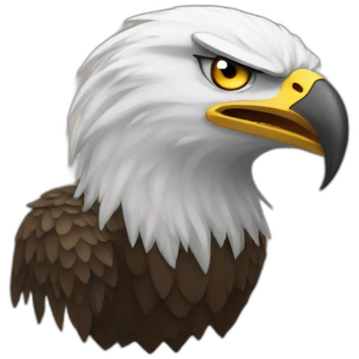 very angry eagle emoji