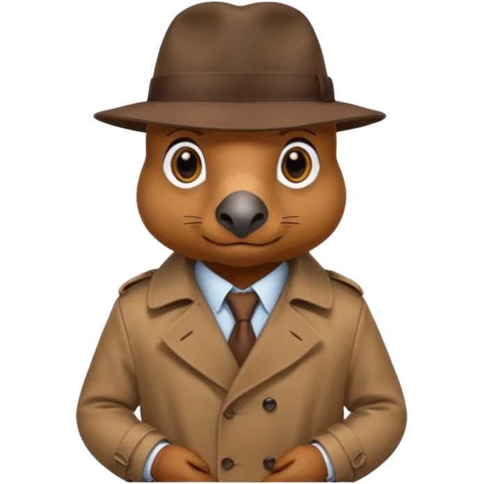 platypus detectiv emoji