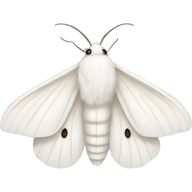 White moth emoji