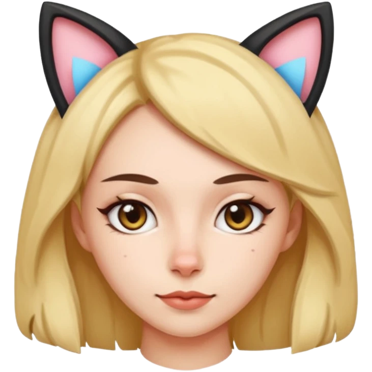 Милфа с кошачьим ушками emoji