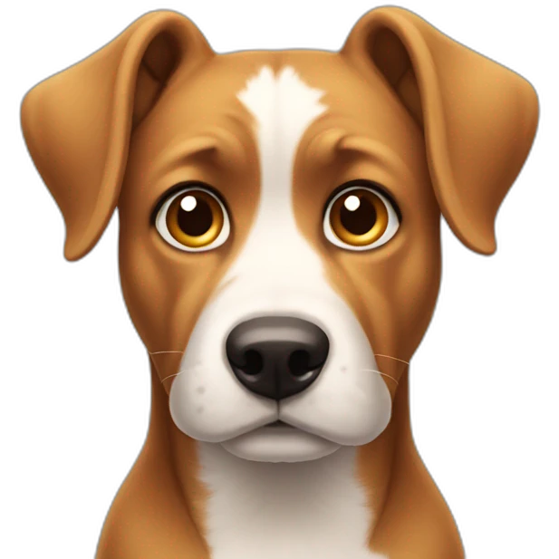 confused look dog head tilt emoji
