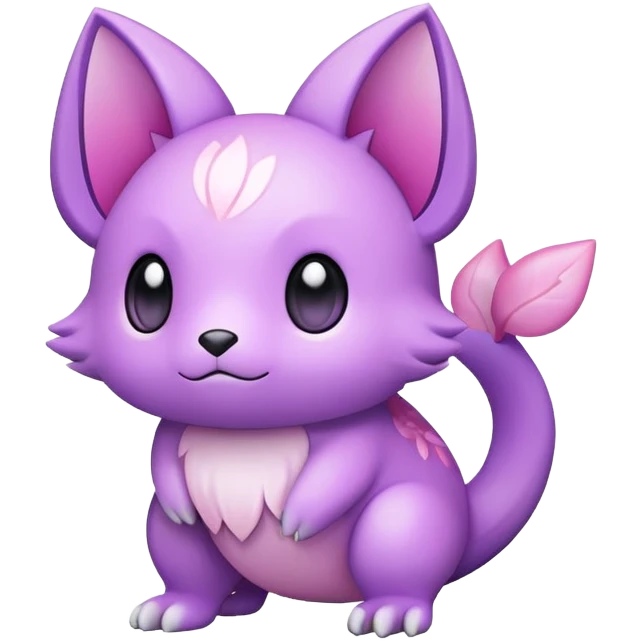 Pastel Violet gradients Fakemon-creature Sakura  emoji