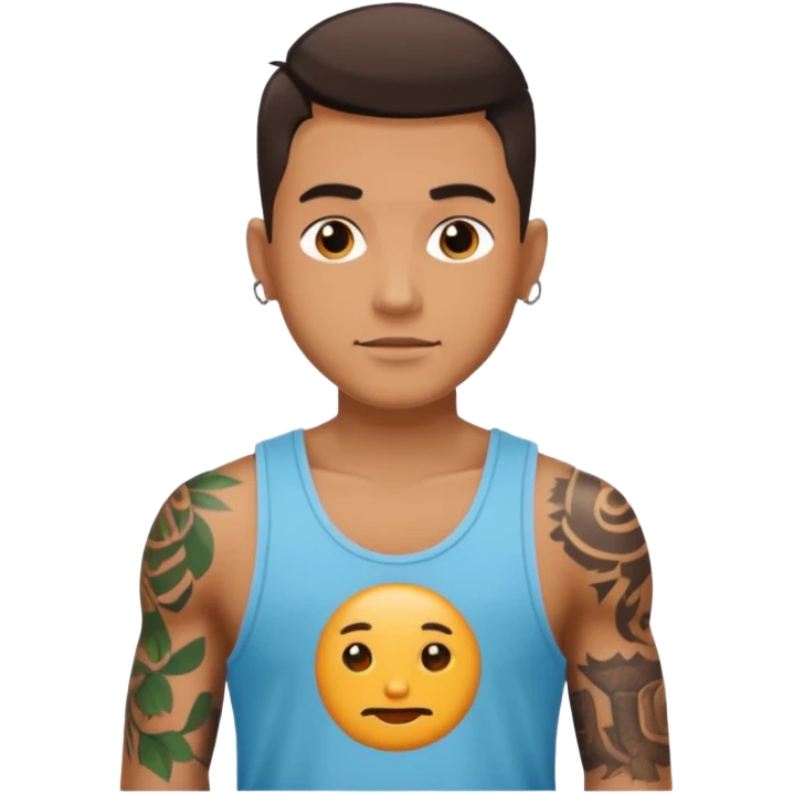 a tatoo man emoji