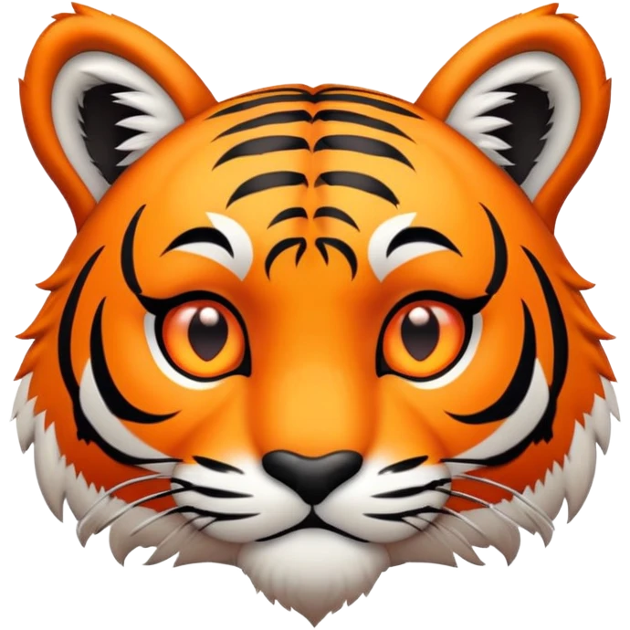 love-struck tiger face with heart eyes for Twitch emote emoji