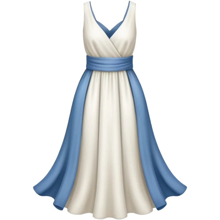 Robe white emoji