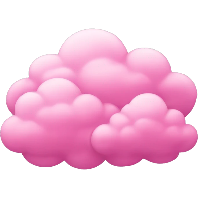 Pink clouds emoji