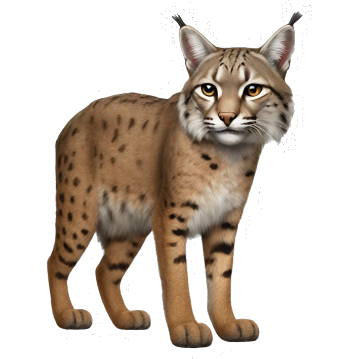 Bobcat fullbody emoji