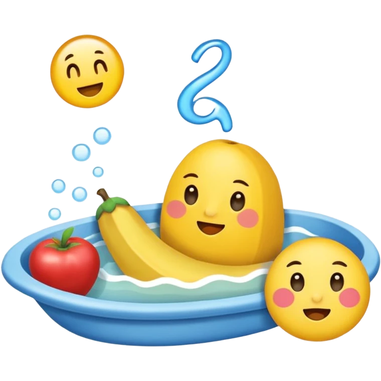 바구니 안에 과일들 emoji