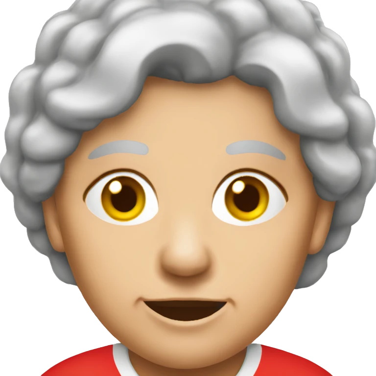 old woman playing rugby for wales emoji