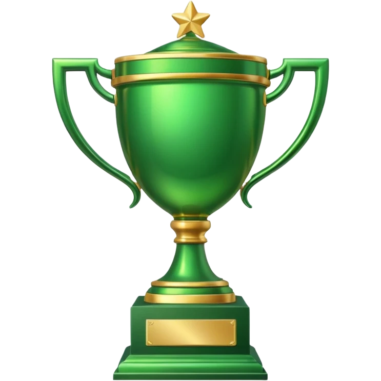 green trophy  emoji