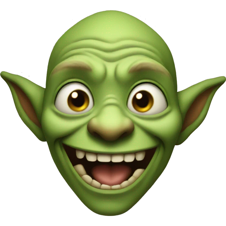 Happy goblin emoji