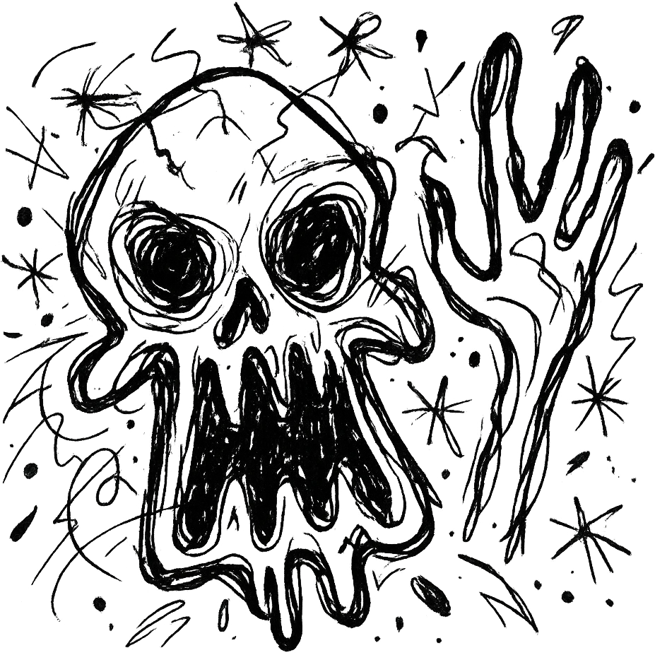 icon representing horror genre emoji
