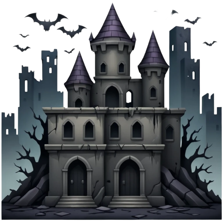 dark corrupted city emoji