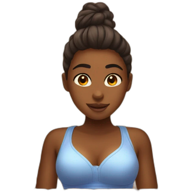 girl in sauna emoji