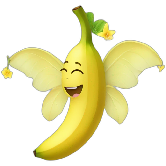 Banana as a fairy emoji