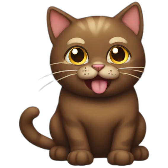 Poop cat emoji
