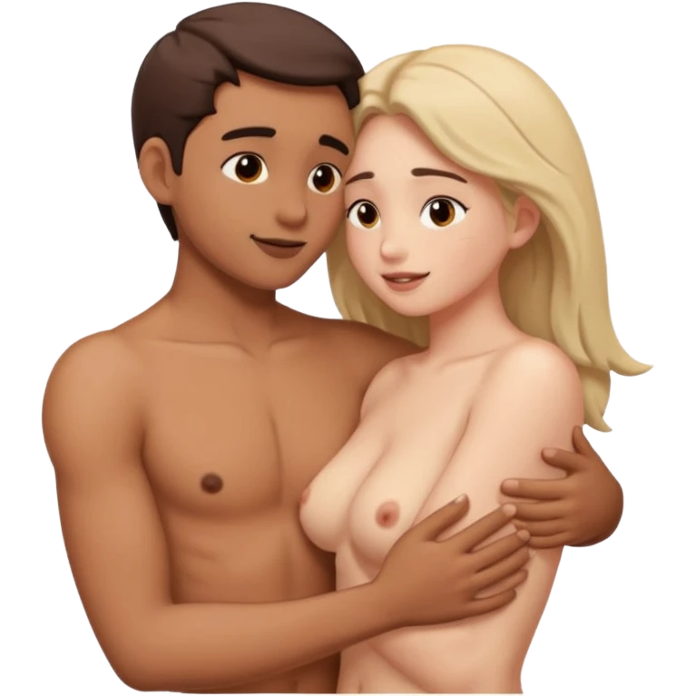 Женщина и парень ебутса emoji