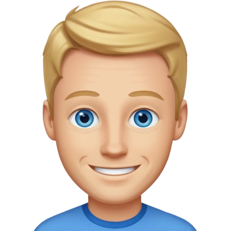 James Hewfield with blue eyes emoji