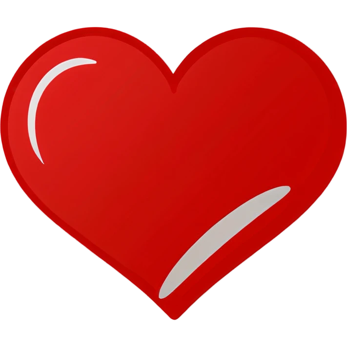 Red heart with kisses around it  emoji
