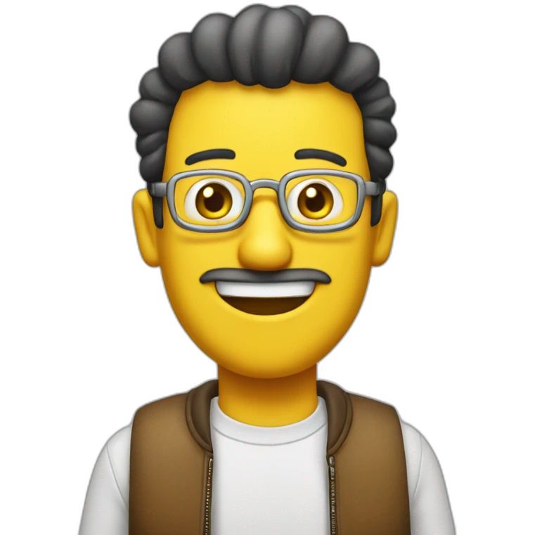 Bob l’éponge avec un sourire drôle  emoji