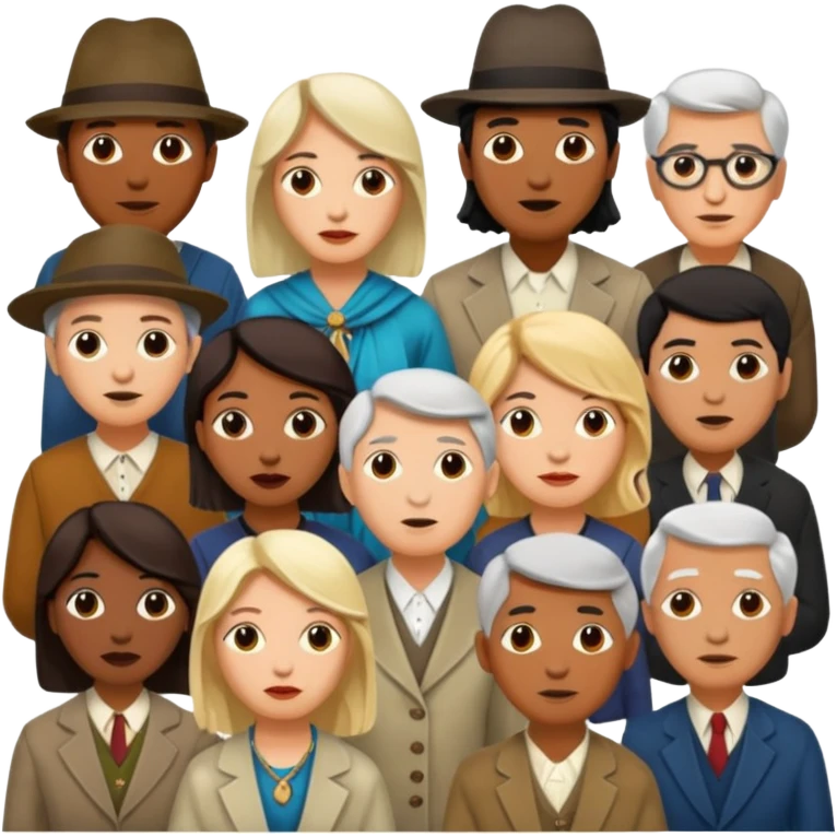 political dissidents, intellectuals, and bohemian folks. emoji