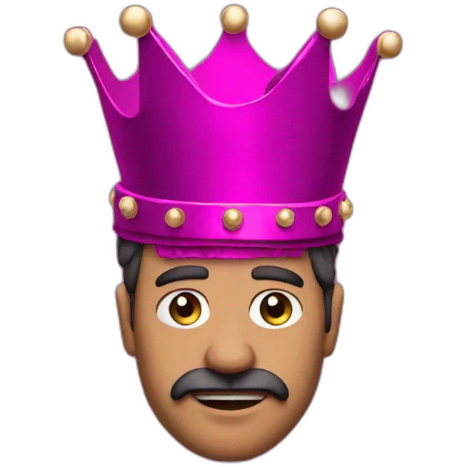 magenta  king  fastex emoji