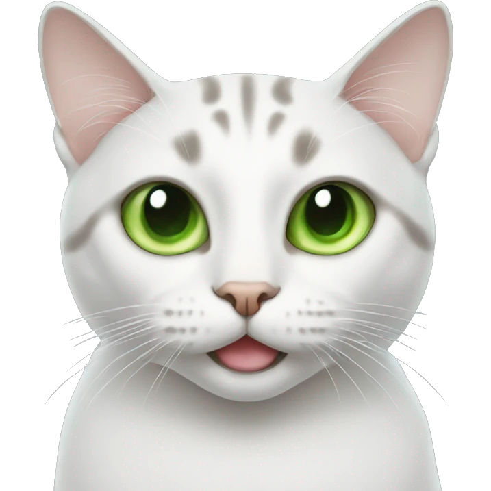 Cat with cucumber on eyes emoji