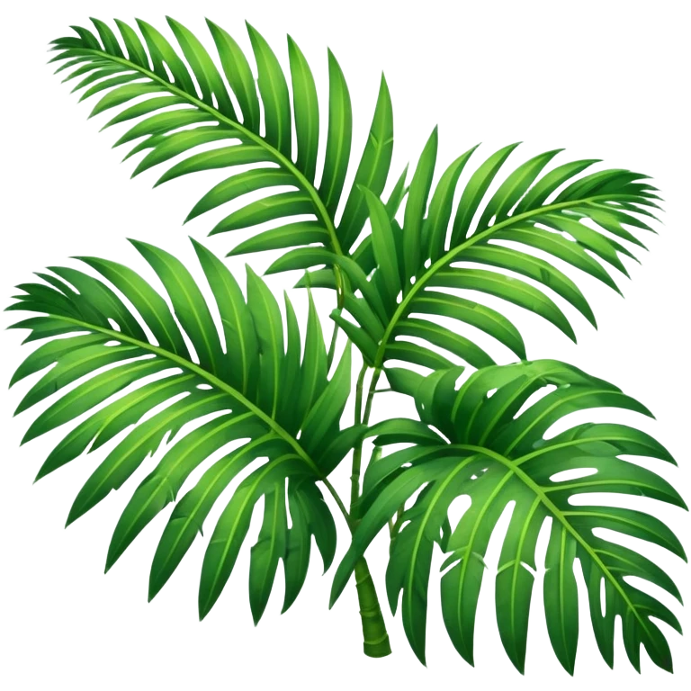 Palm leafs emoji