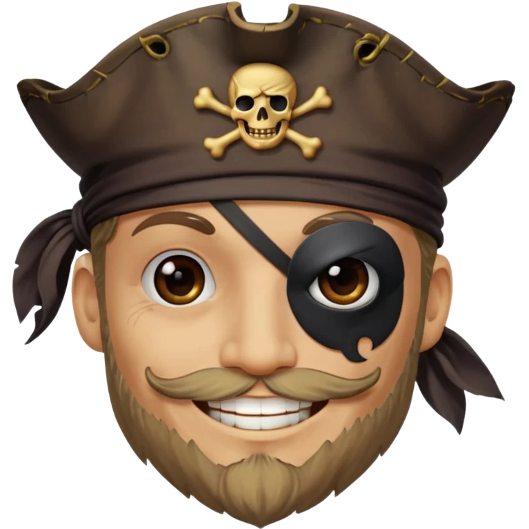 pirate and emoji