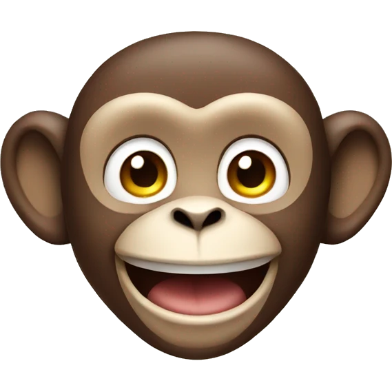 Smiling monkey  emoji