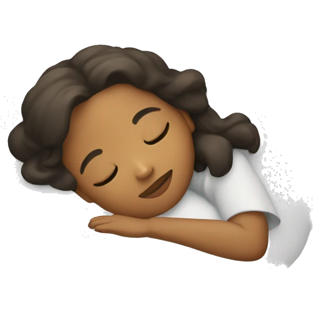 Girl sleeping emoji